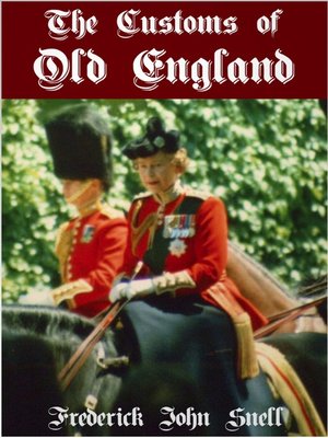 cover image of The Customs of Old England